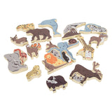 Small foot - houten letter en vormenpuzzel dieren, 26st. - afbeelding 3