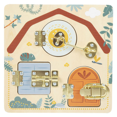 Small Foot Locks and Grendels Motor Activities Board Safari