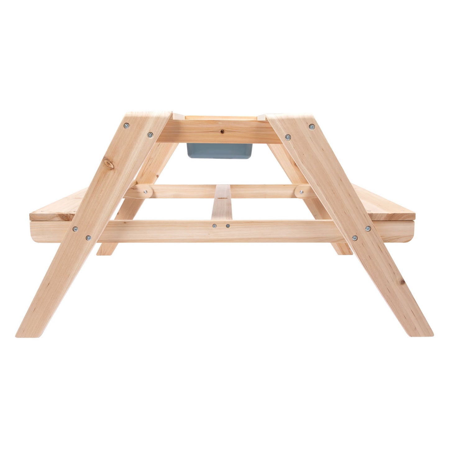 Piccole piede di legno picnicken moddertafel