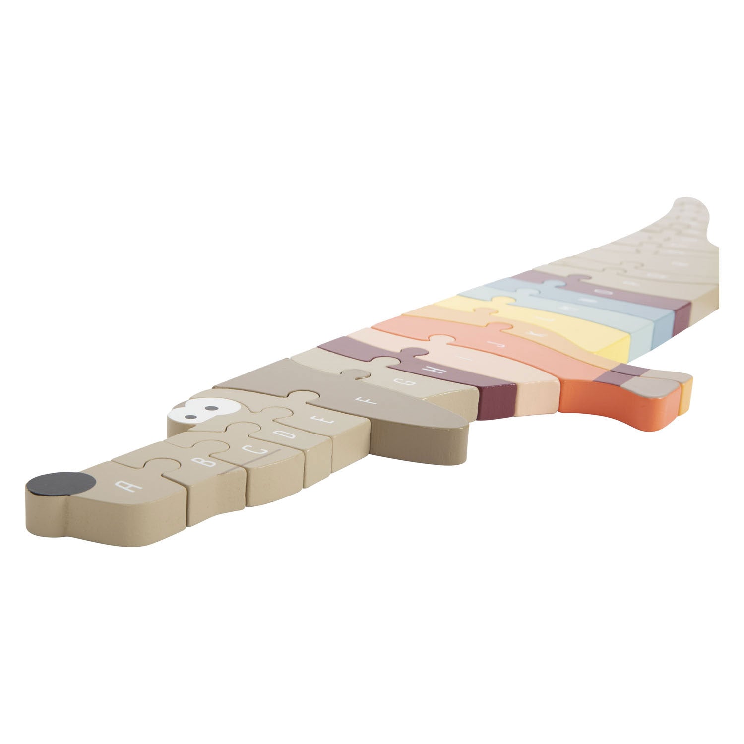 Small foot wooden literature form puzzle dog, 26st.