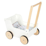 Small foot - houten duwpoppenwagen little button - afbeelding 1