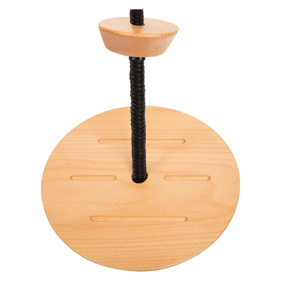 Swing de disco de pie pequeño con cuerda de escalada Línea negra