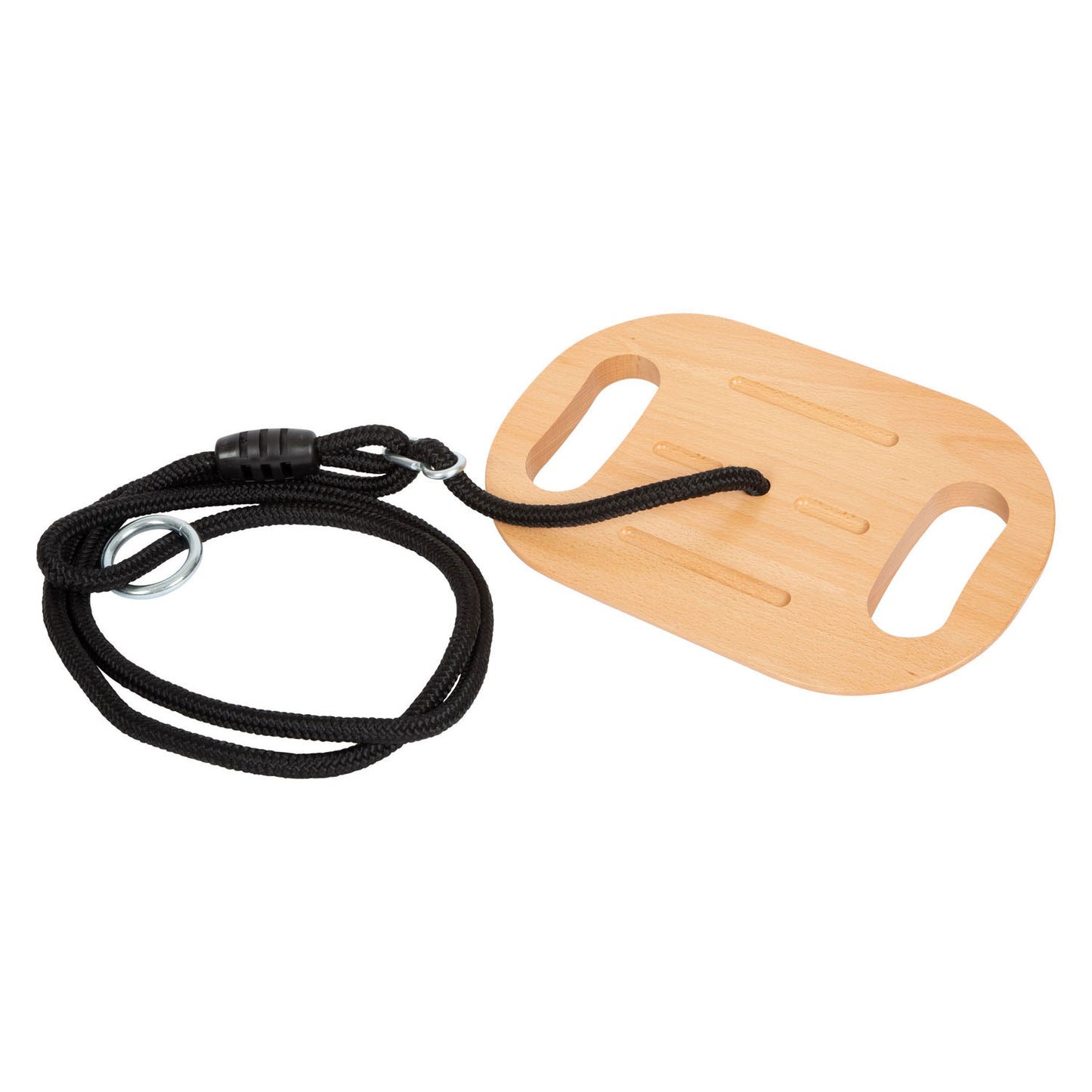 Swing a disco di legno con manici Black Line