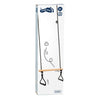 Swing trapezio in legno a piede con anelli di ginnasta Black Line