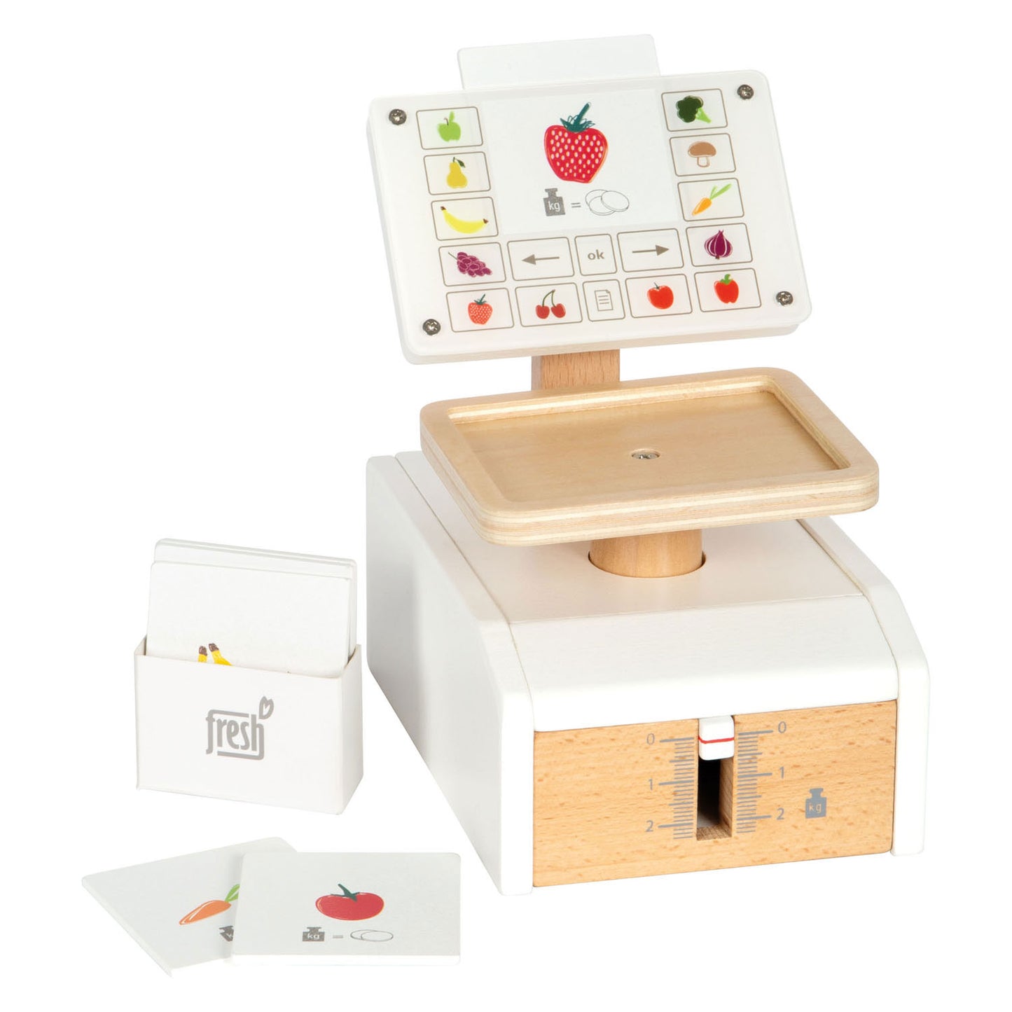 Small foot - houten weegschaal fresh