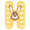 Small foot - houten dieren kinderletter - h
