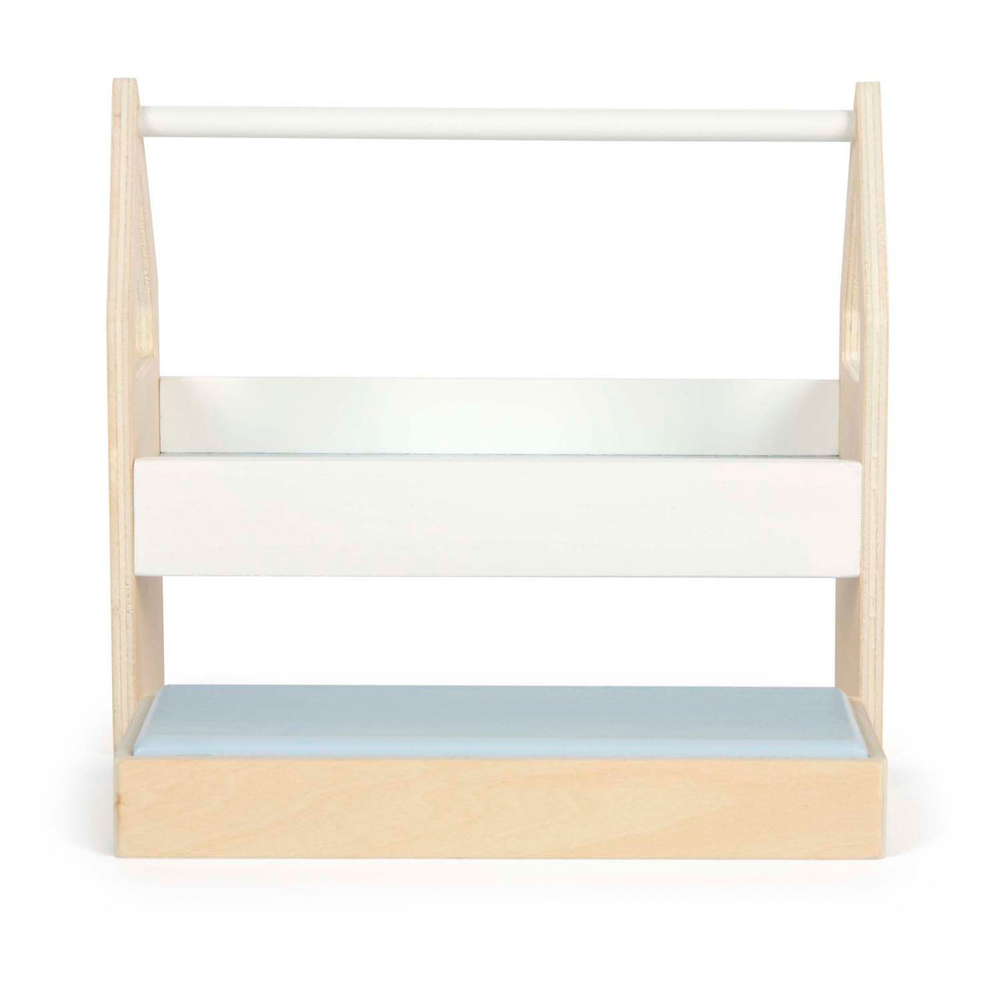 Muebles de casa de muñecas de madera de pie pequeña habitación para niños