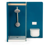 Muebles de casa de muñecas de madera de pie pequeño baño - afbeelding 3