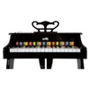 Piano de madera de madera de pie pequeña piano negro