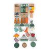 Small foot - houten bouwblokken dino, 50dlg.
