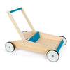 Small foot - houten loopwagen petrol blauw