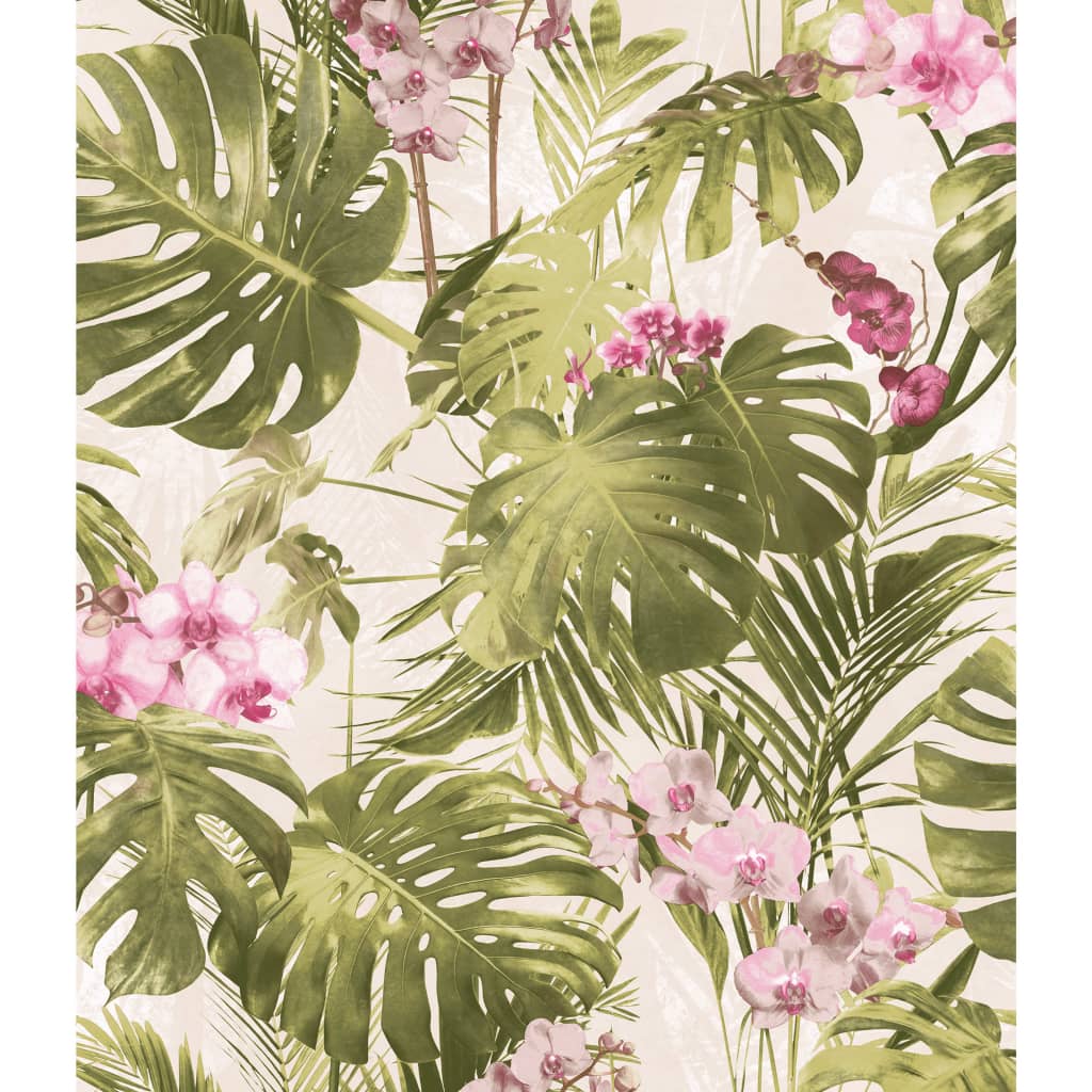 Icorimenti murali olandesi sfondi olandesi paradiso verde e rosa