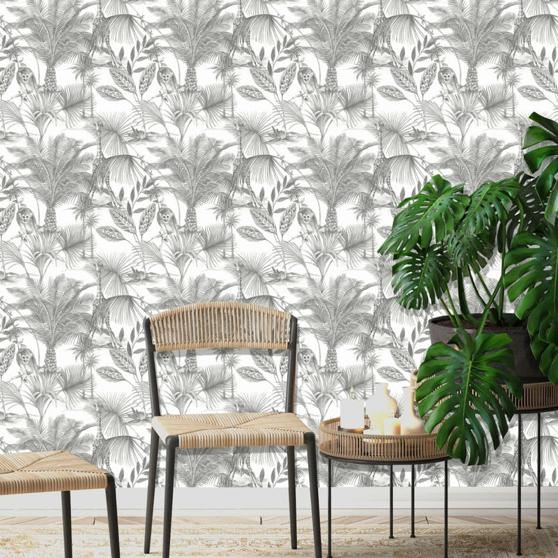 Wallcovering olandesi da parati olandese Wallpaper Grey e Bianco