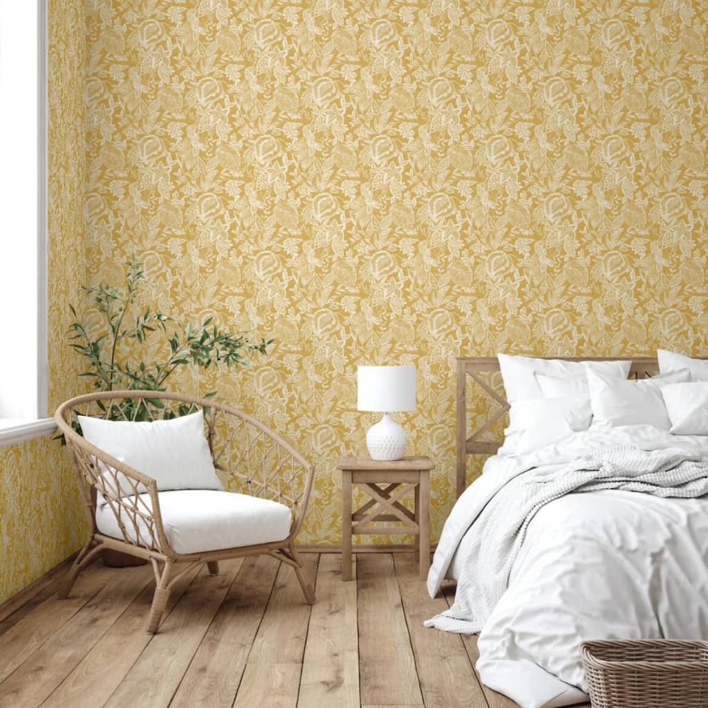 Wallcovering olandesi sfondi da parete oker e beige