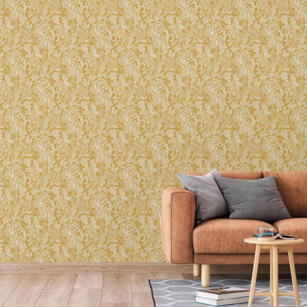 Wallcovering olandesi sfondi da parete oker e beige