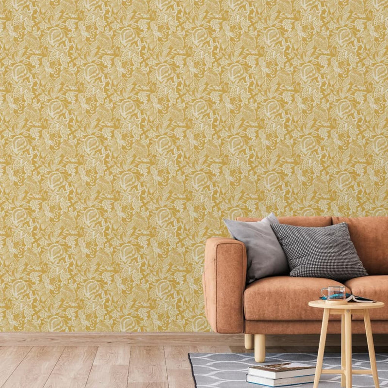 Wallcovering olandesi sfondi da parete oker e beige