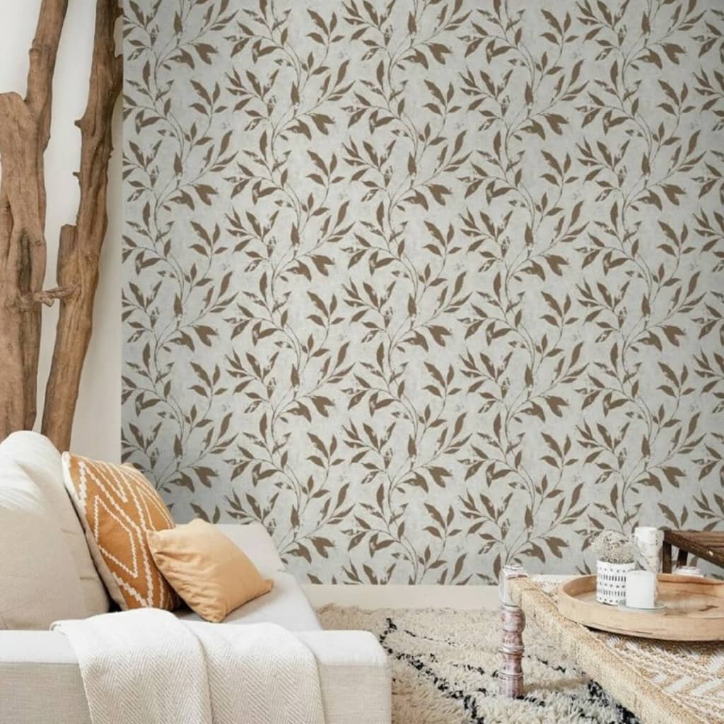 Oggetti da parete olandesi da parati olandesi sfondi foglie beige e marroni