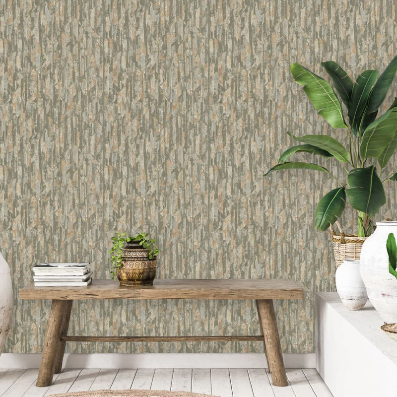 Icorimenti murali olandesi sfondi olandesi da parati phoenix verde e beige