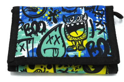 Cartera infantil jim jam con estampado graffiti