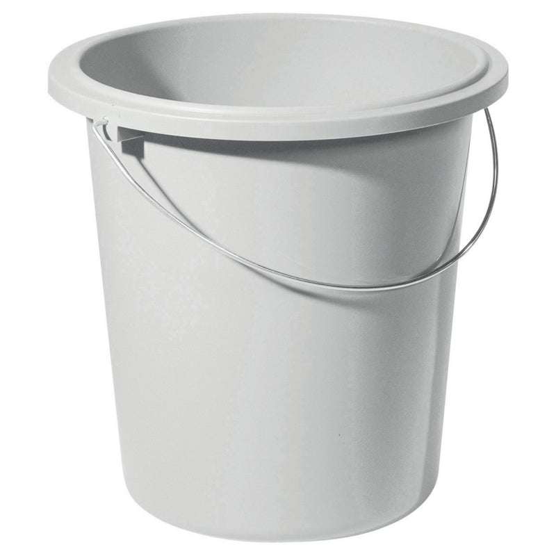 Cubo de curvor 10l gris claro
