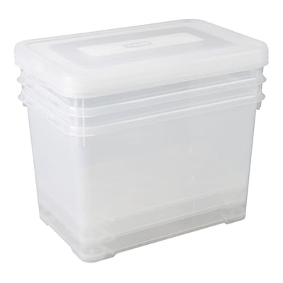 Curver Curver Cancella di archiviazione set di pratiche 3x65 l trasparente