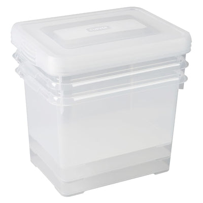Curver Curver Cancella di archiviazione set di pratiche 3x20 L trasparente