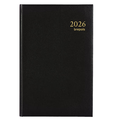 Agenda Brepols Saturn Week 2026 Lima Black