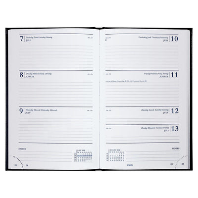 Agenda Brepols Saturn Week 2026 Lima Black