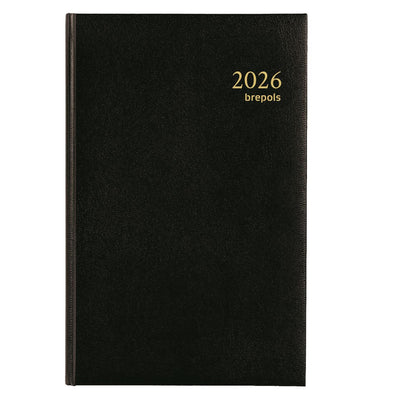 Agenda Brepols Saturno 1 Giorno 2026 Lima Nera