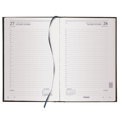 Agenda Brepols Saturno 1 Giorno 2026 Lima Nera
