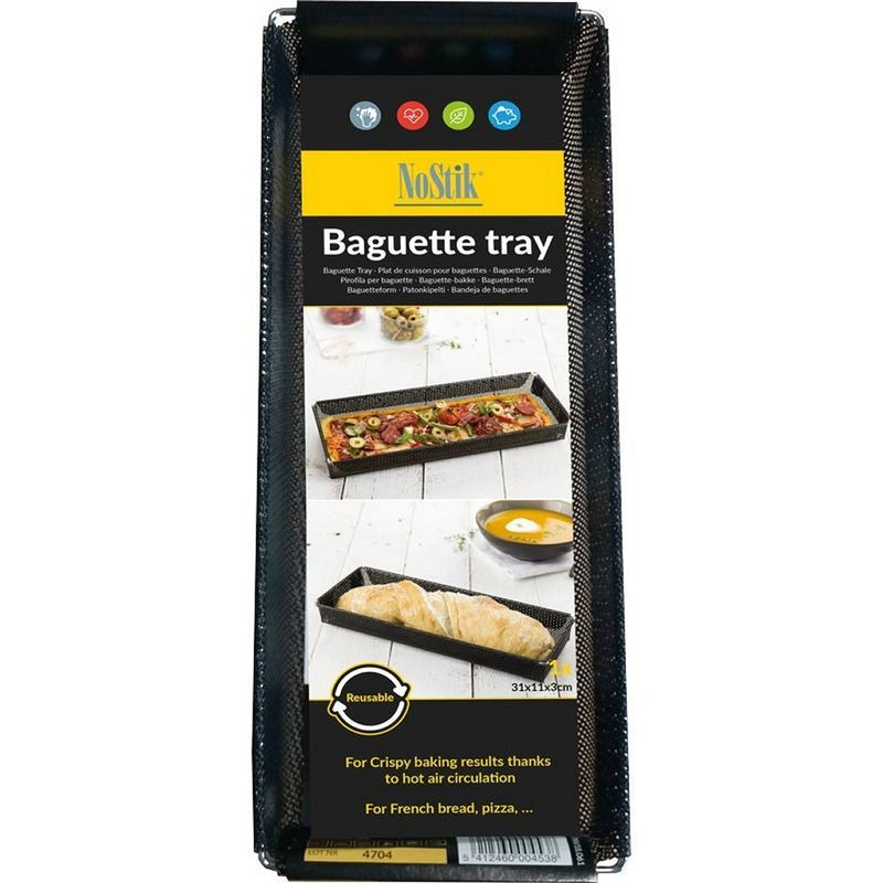 Nostik baguette tray 31x11x3 cm zwart