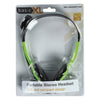 Basicxl bxl-headset1 stereo headset groen zwart