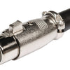 Valueline xlr-3fcl connector xlr 3-pin female metaal zilver