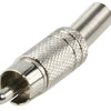 Valuele Valueline CC-010 RCA Plug + PRT. Metal Gilded Red