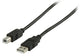 VALULINA VALULINE VLCP60100B10 USB 2,0 USB A MALE USB B Cavo maschile 1,00 M nero