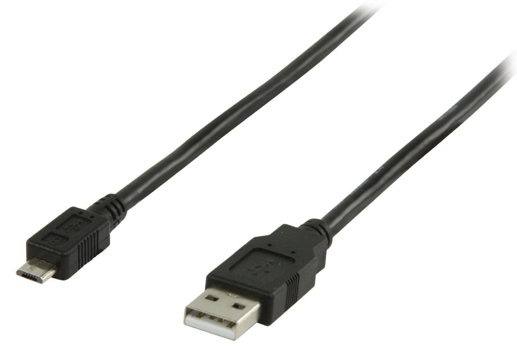 VALULINA VALULINE VLCP60500B10 USB 2.0 USB Un cavo maschio Micro B maschio USB 1,00 M nero