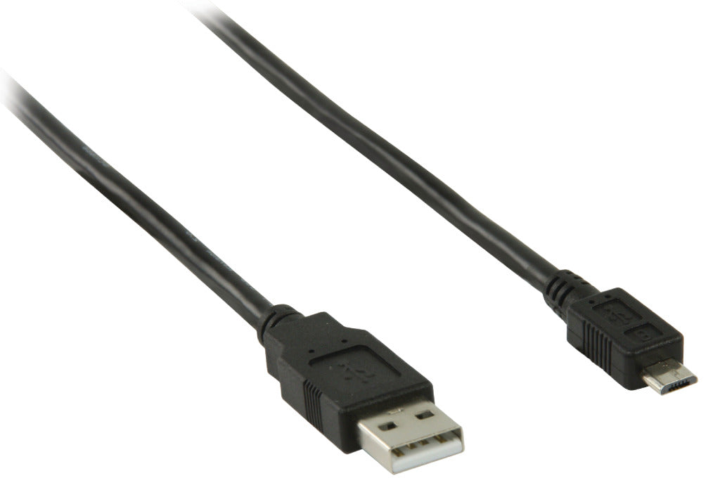VALULINA VALULINE VLCP60500B10 USB 2.0 USB Un cavo maschio Micro B maschio USB 1,00 M nero