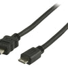 Valueline Valueline VLVP34500B10 Cable HDMI de alta velocidad con Ethernet HDMI HDMI Mini Conector 1.00 M Negro