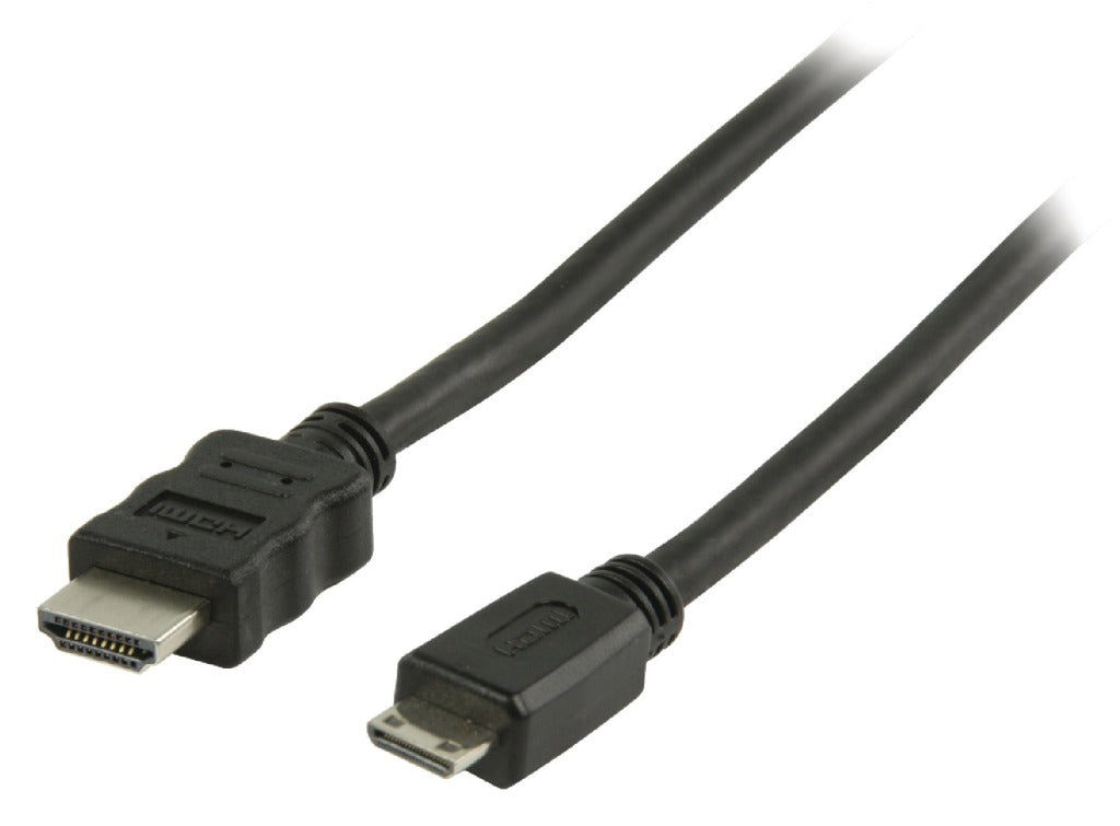 Valueline Valueline VLVP34500B10 Cable HDMI de alta velocidad con Ethernet HDMI HDMI Mini Conector 1.00 M Negro