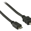 Valueline Valueline VLVP34500B10 Cable HDMI de alta velocidad con Ethernet HDMI HDMI Mini Conector 1.00 M Negro