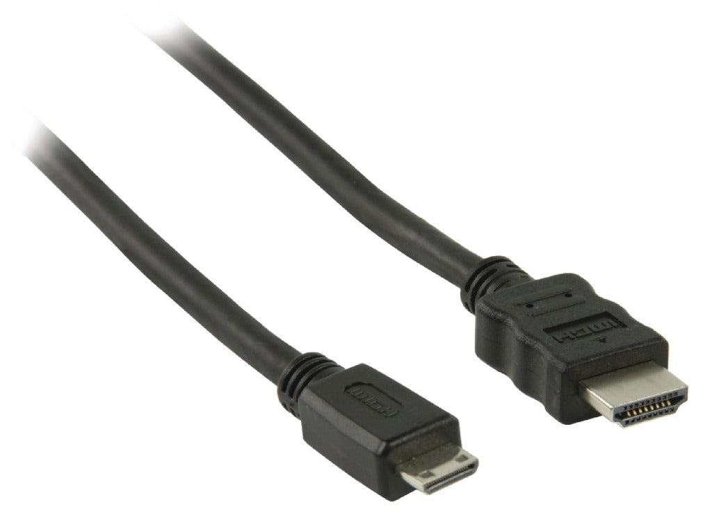 Valueline Valueline VLVP34500B10 Cable HDMI de alta velocidad con Ethernet HDMI HDMI Mini Conector 1.00 M Negro