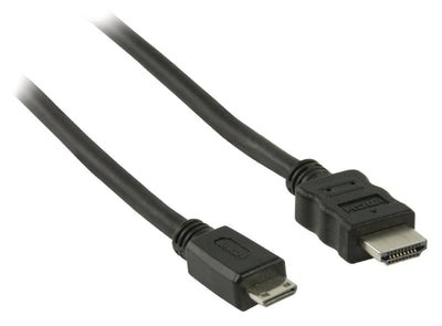 Valueline Valueline VLVP34500B10 Cable HDMI de alta velocidad con Ethernet HDMI HDMI Mini Conector 1.00 M Negro