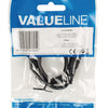 Valueline Valueline VLAP22000B05 Jack Audio Cable de audio 3.5 mm Macho 3.5 mm masculino 0.50 m negro
