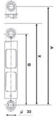 FixAPart FixAPart W1-05034 Assorbitore di shock 120 N Numero parte originale 10 mm 44.041.655.0