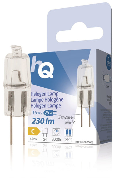 HQ HQ HQHG4 Caps003 Cápsula de la lámpara de halógeno G4 16 W 230 LM 2 800 K