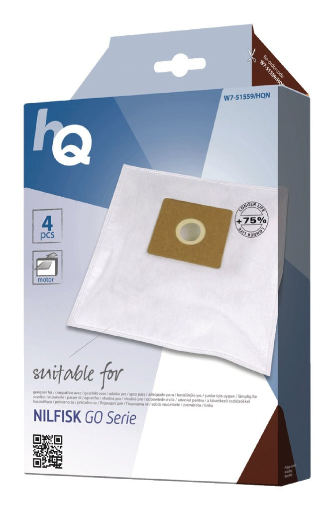 HQ HQ W7-51559 HQN aspiradora Bag Nilfisk Go Serie