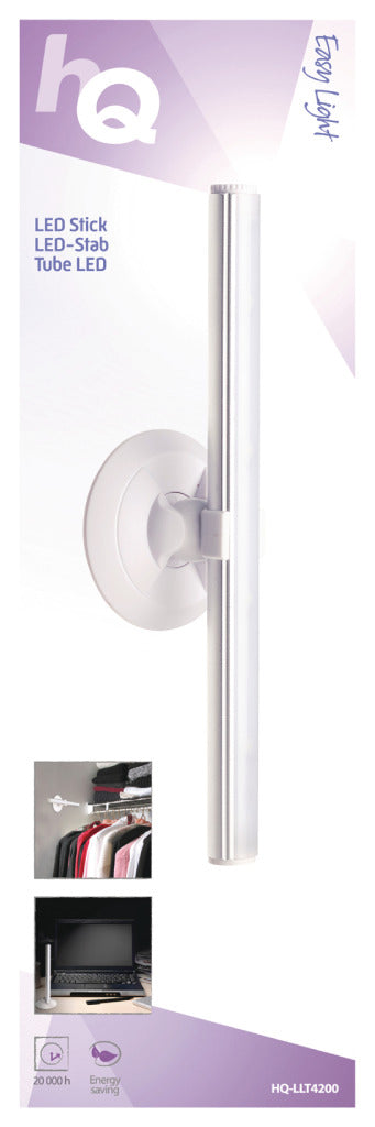 HQ HQ LLT4200 Tubo LED con pegatinas 4 posiciones de luz con baterías
