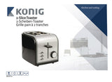 Tostadora kouml;nig king kn-bt10 - afbeelding 4