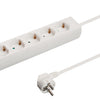 Valueline vles630f001wh stekkerdoos 6-wegs 3.00 m wit