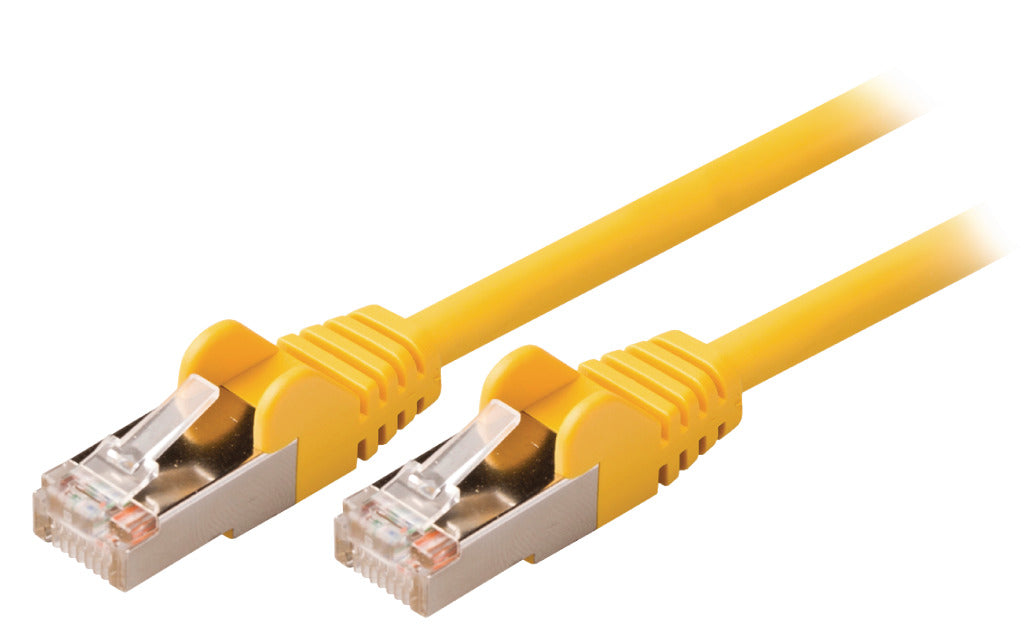 VALULINA VALULINE VLCP85121Y025 CAT5E SF UTP Network Cavo RJ45 (8 8) MASCHIO RJ45 (8 8) MASCHIO 0,25 M giallo